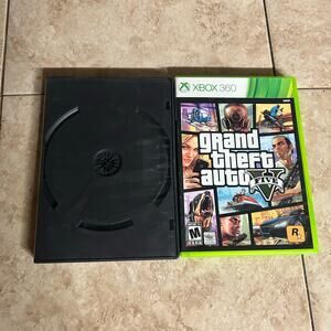 Xbox360 Video Games Lot Dragon Ball Z Raging Blast & Grand Theft Auto 5 Untested